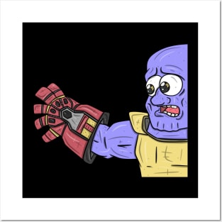 Thanos Empty Infinity Gauntlet Posters and Art